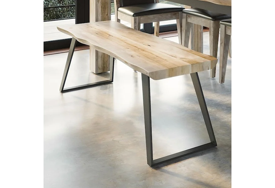 East Side Customizable Live Edge Bench by Canadel at Esprit Decor Home Furnishings